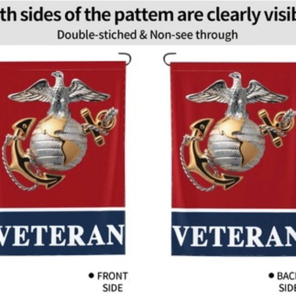 Marine Corps Veteran Garden Flags